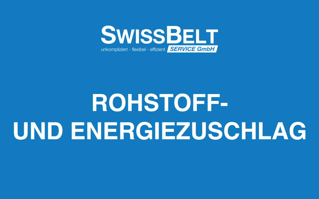 Rohstoff- und Energiezuschlag