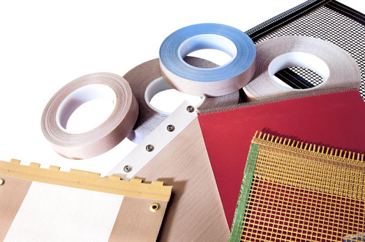PTFE-und-Glasgewebebänder--Folien PTFE- und Glasgewebebänder/-Folien